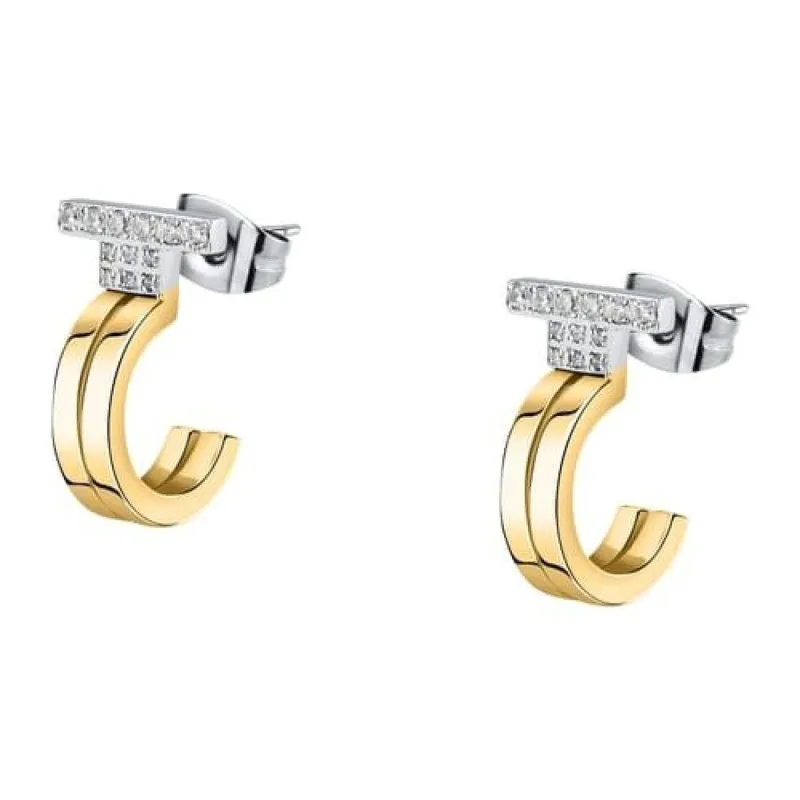 Moteriški auskarai Trussardi 1,5 cm